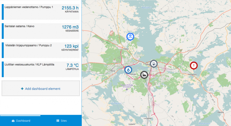 The new system makes it possible to view the location and current status of assets at a single glance